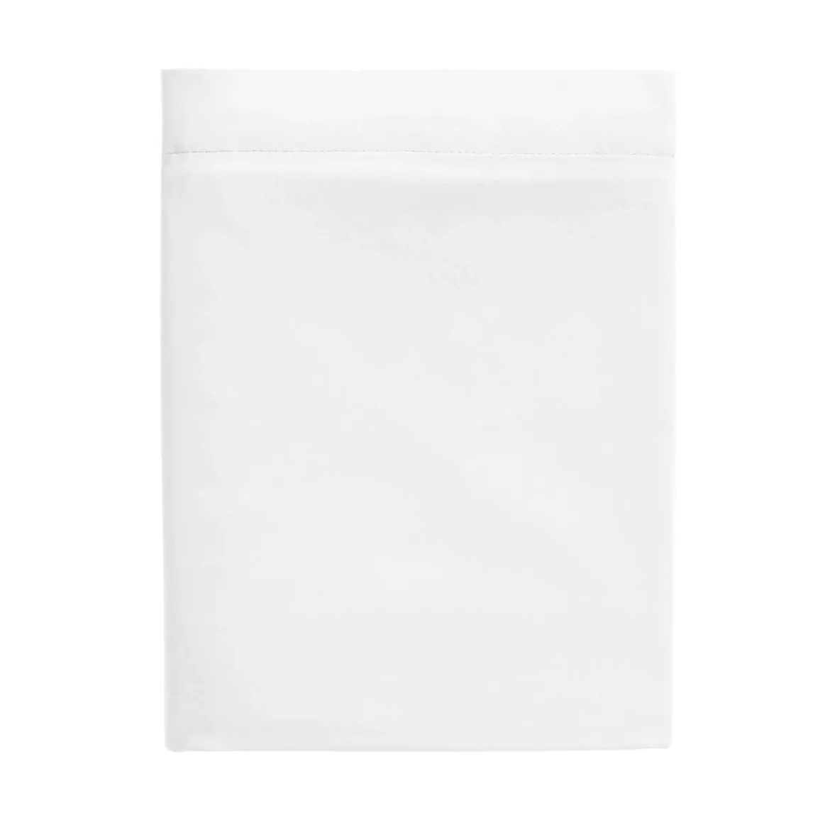 Drap plat blanc 100% satin de coton