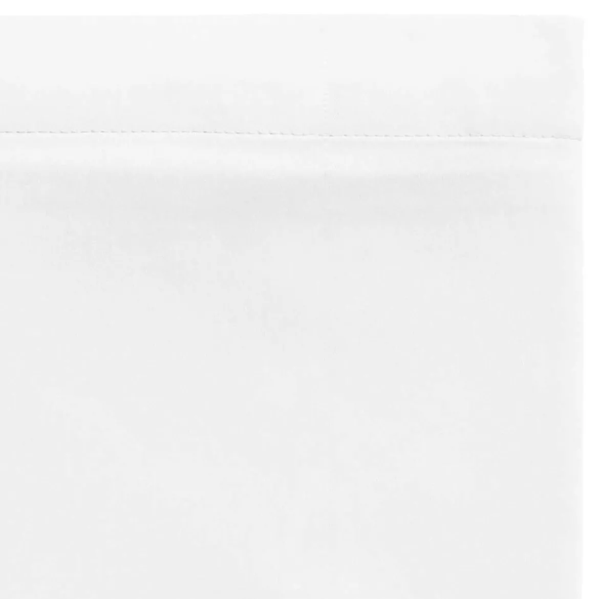 Drap plat blanc 100% satin de coton