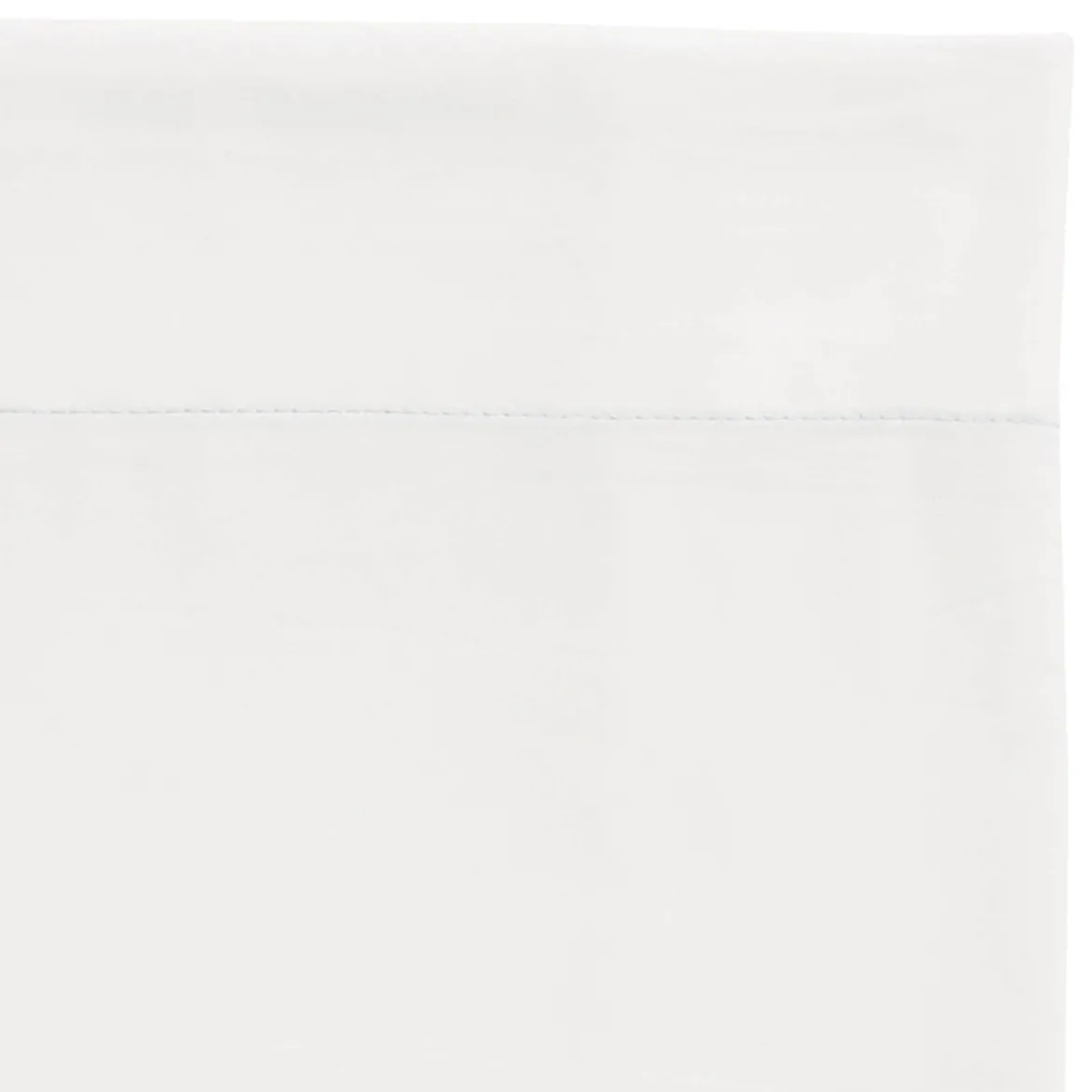 Drap plat 100% coton blanc