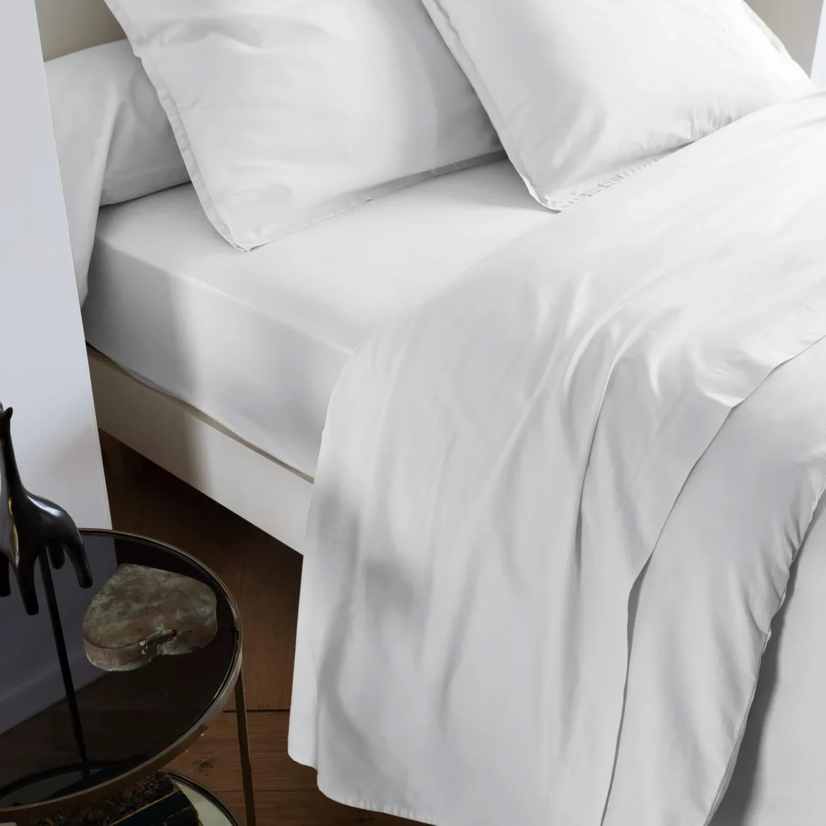 Drap plat coton lavé - SOMEO