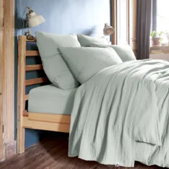 Drap plat gaze de coton