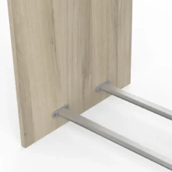 Dressing modulable avec étagères chêne kronberg et blanc - DR208
