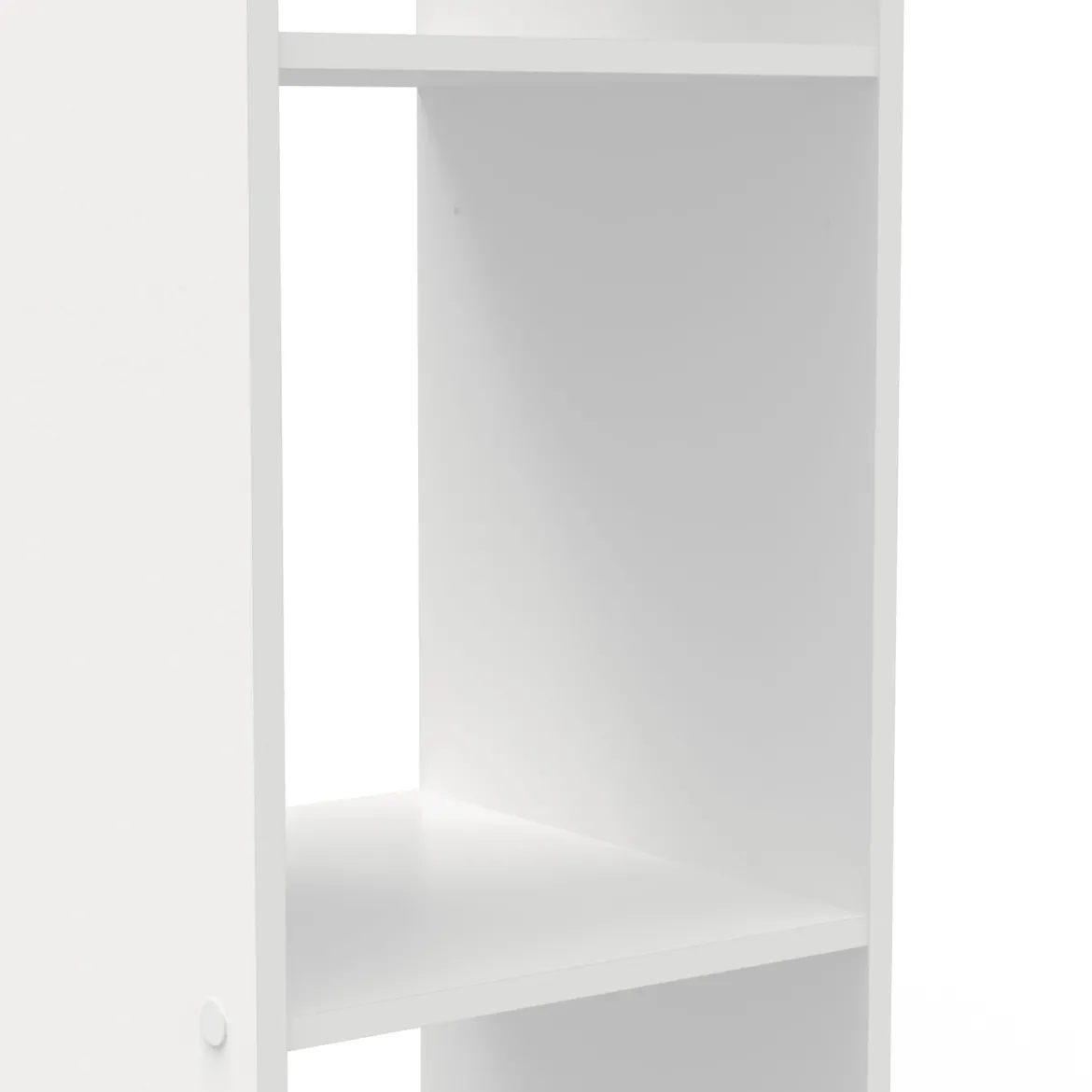 Dressing modulable avec étagères blanc - DR117