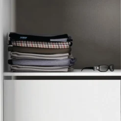 Dressing ouvert avec rideau, extensible