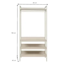 Dressing ouvert bois et métal