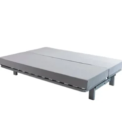 Ensemble banquette clic-clac avec matelas 130x190 cm Terre de Nuit L’Astucieux