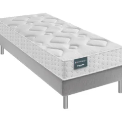 Ensemble Dunlopillo couchage latex Aérial® 24 cm LILAS, matelas, sommier, pieds