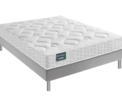 Ensemble Dunlopillo couchage latex Aérial® 24 cm LILAS, matelas, sommier, pieds