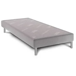 Ensemble Dunlopillo 100% latex naturel 7 zones 22cm HORTENSE, matelas, sommier, pieds