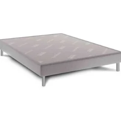 Ensemble Dunlopillo 100% latex 7 zones 20cm DAHLIA, matelas, sommier, pieds