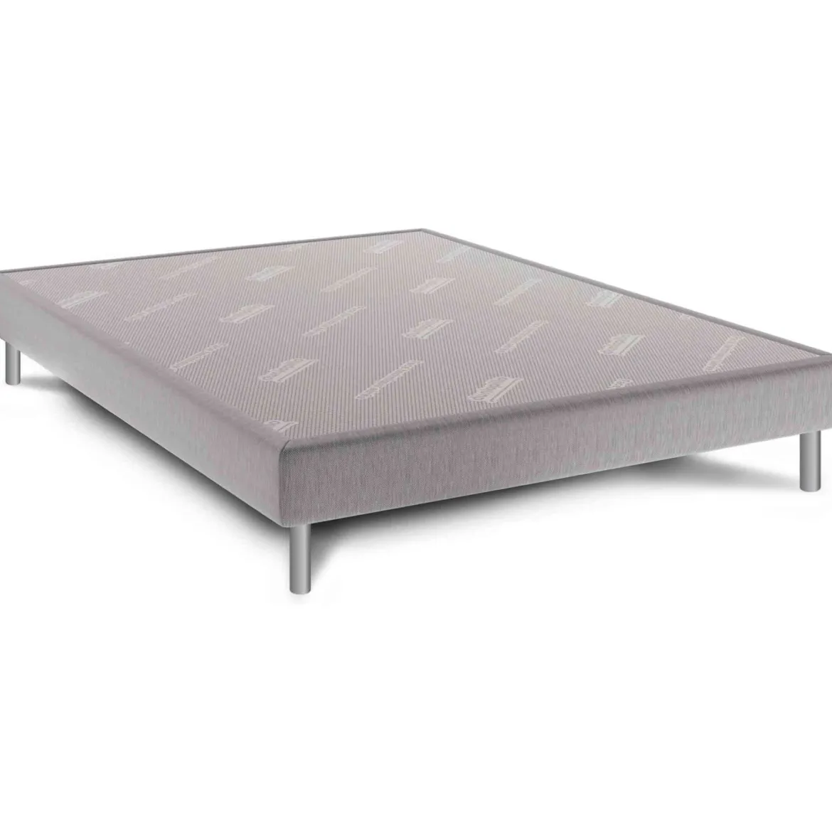 Ensemble Dunlopillo 100% latex 7 zones 18cm LAVANDE, matelas, sommier, pieds