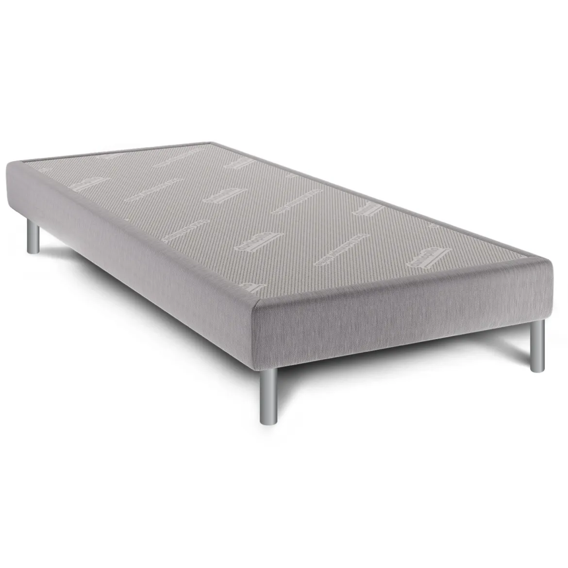 Ensemble Dunlopillo 100% latex 7 zones 18cm LAVANDE, matelas, sommier, pieds