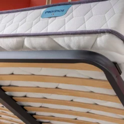 Ensemble lit coffre et matelas ressorts ensachés ferme Merinos