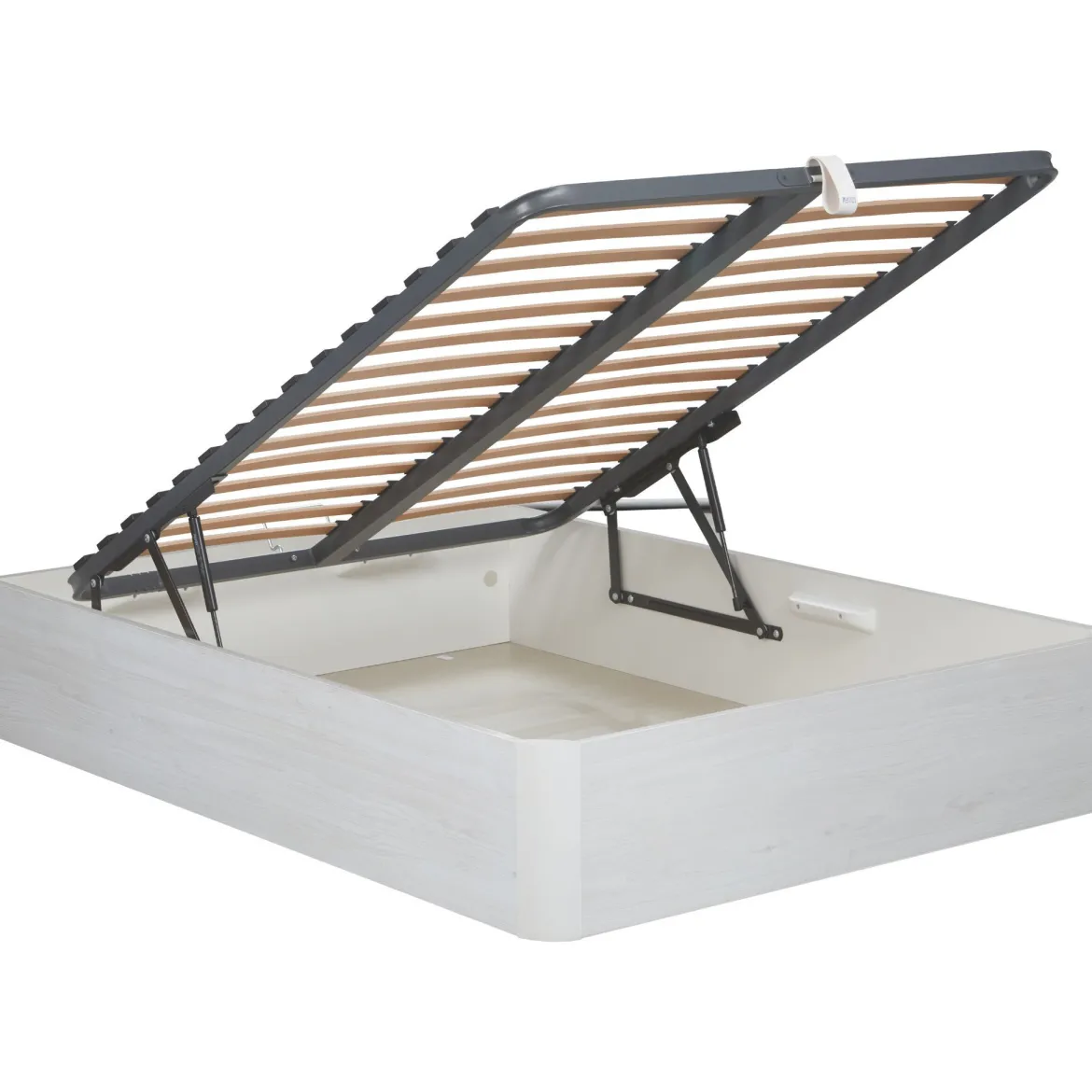 Ensemble lit coffre et matelas ressorts ensachés ferme Merinos