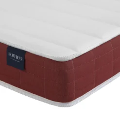 Ensemble matelas couchage latex, sommier Lune et pieds Crépuscule 400 - SOMEO