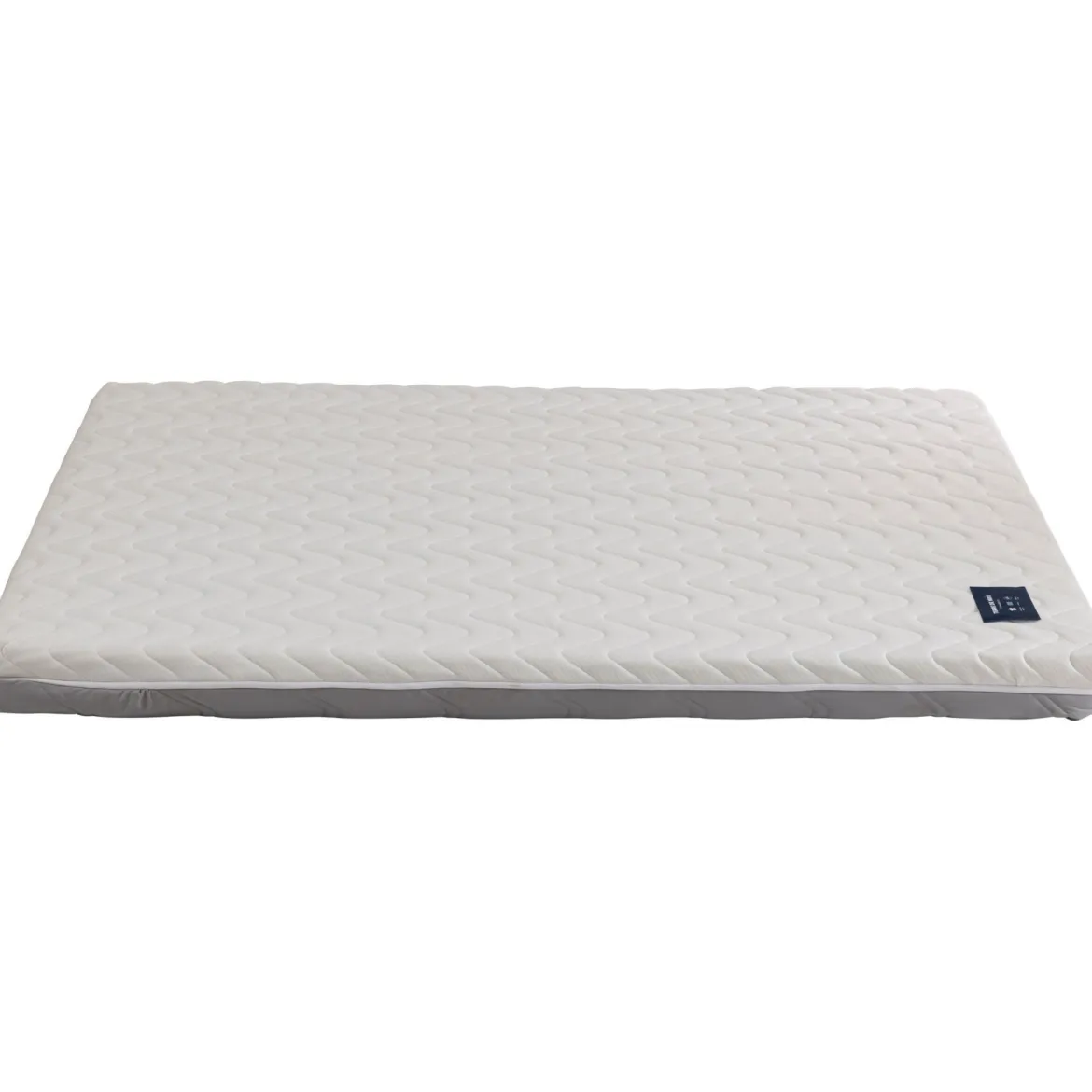 Ensemble matelas ferme mousse Tranquillité 2.0 + Lit adulte cannage bois naturel - LT17018