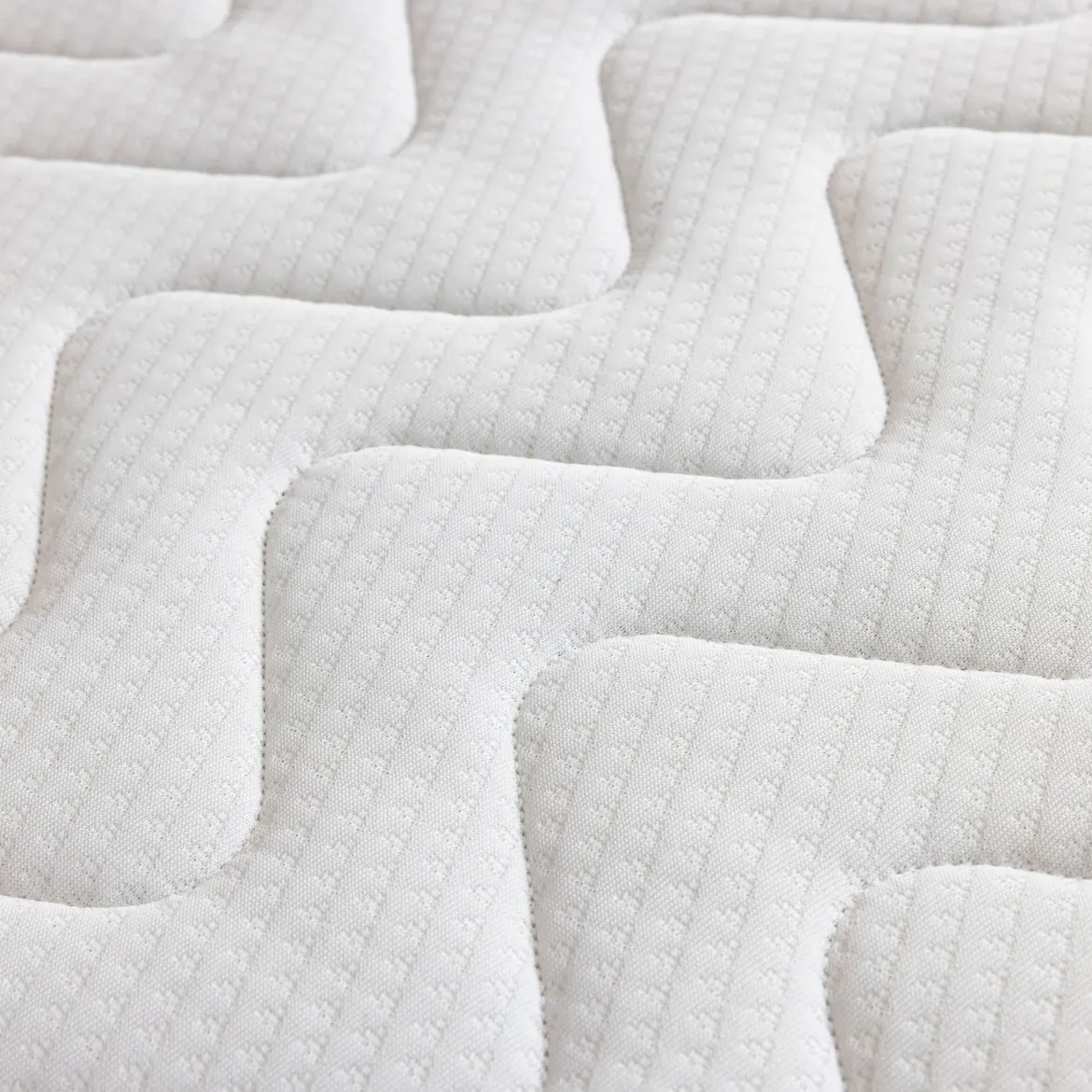 Ensemble matelas ferme mousse Tranquillité 2.0 + Lit adulte cannage bois naturel - LT17018