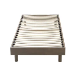 Ensemble matelas ferme mousse Tranquillité 2.0 + Sommier kit enfant en bois massif