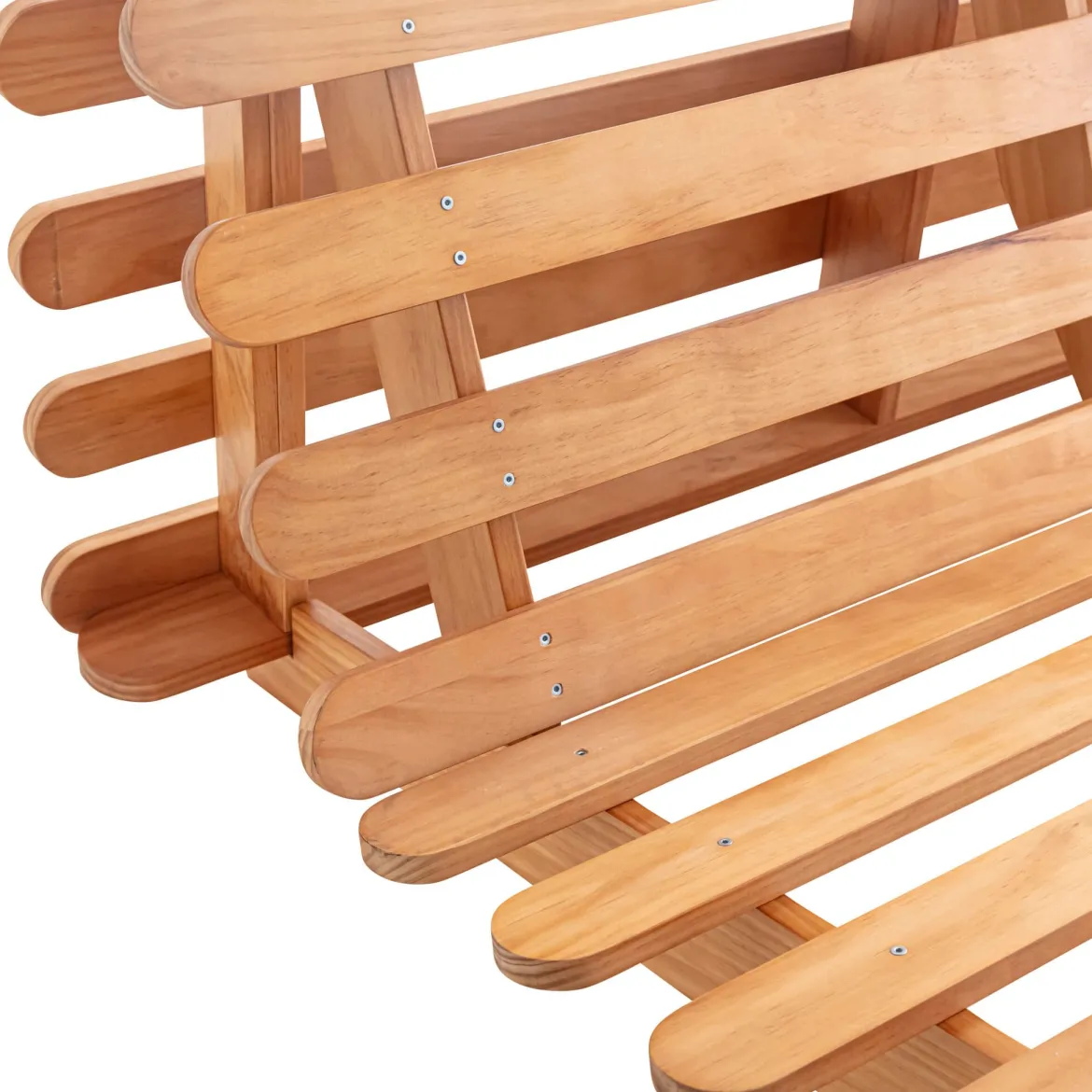 Ensemble matelas futon en coton et structure en bois massif naturel