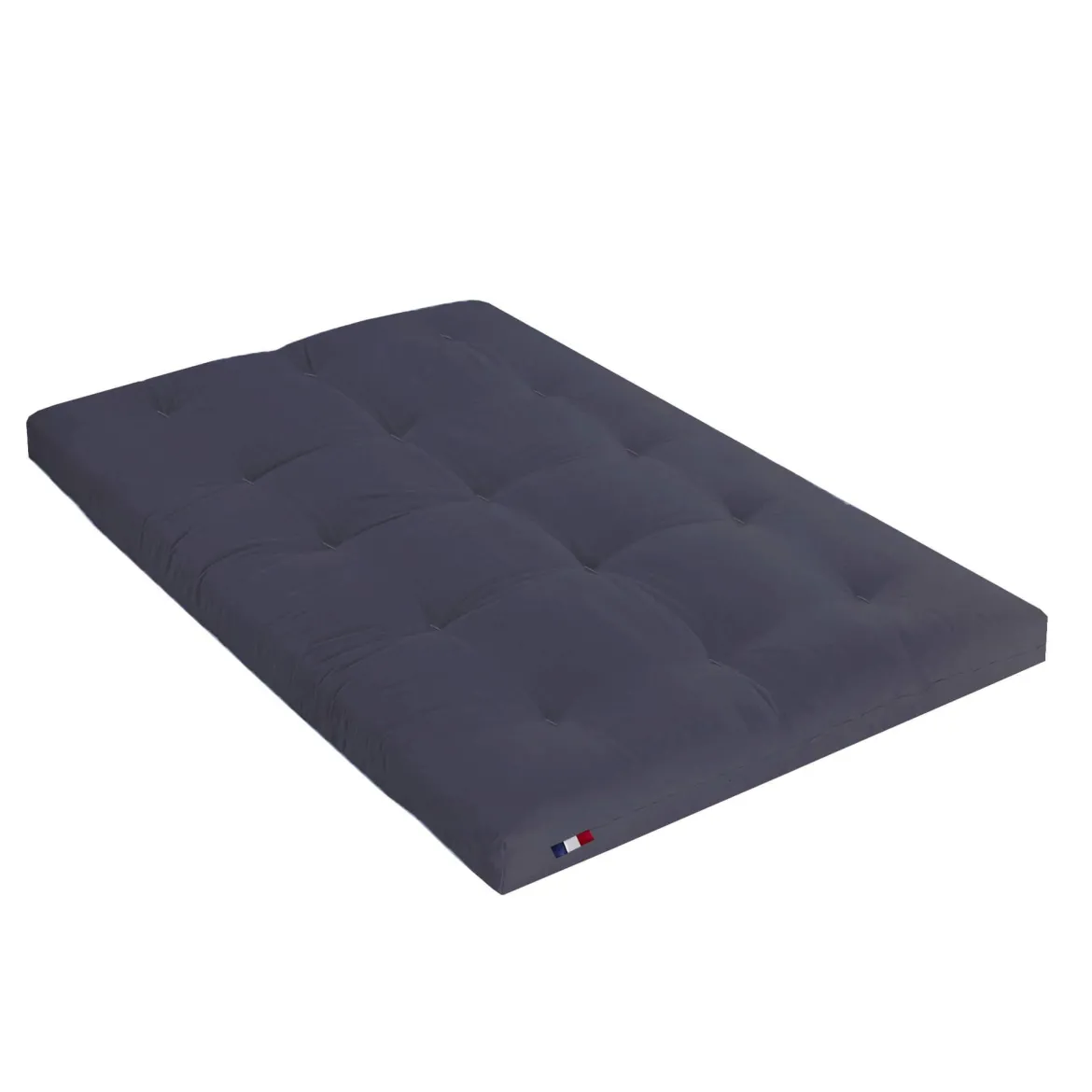 Ensemble matelas futon en coton et structure en bois massif naturel