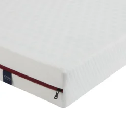 Ensemble matelas junior 100% latex, sommier, pieds, couette et oreiller Crépuscule 200 - SOMEO