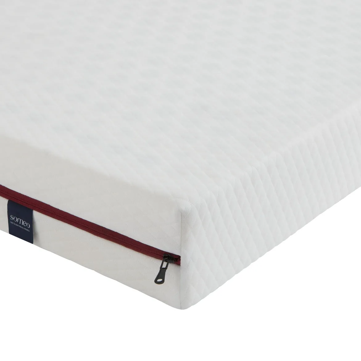 Ensemble matelas junior 100% latex, sommier, pieds, tête de lit, couette et oreiller Crépuscule 200 - SOMEO