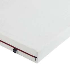 Ensemble matelas junior 100% latex, sommier, pieds, tête de lit, couette et oreiller Crépuscule 200 - SOMEO