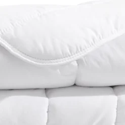 Ensemble matelas junior mousse, sommier, pieds, tête de lit, couette et oreiller Aurore 100 - SOMEO