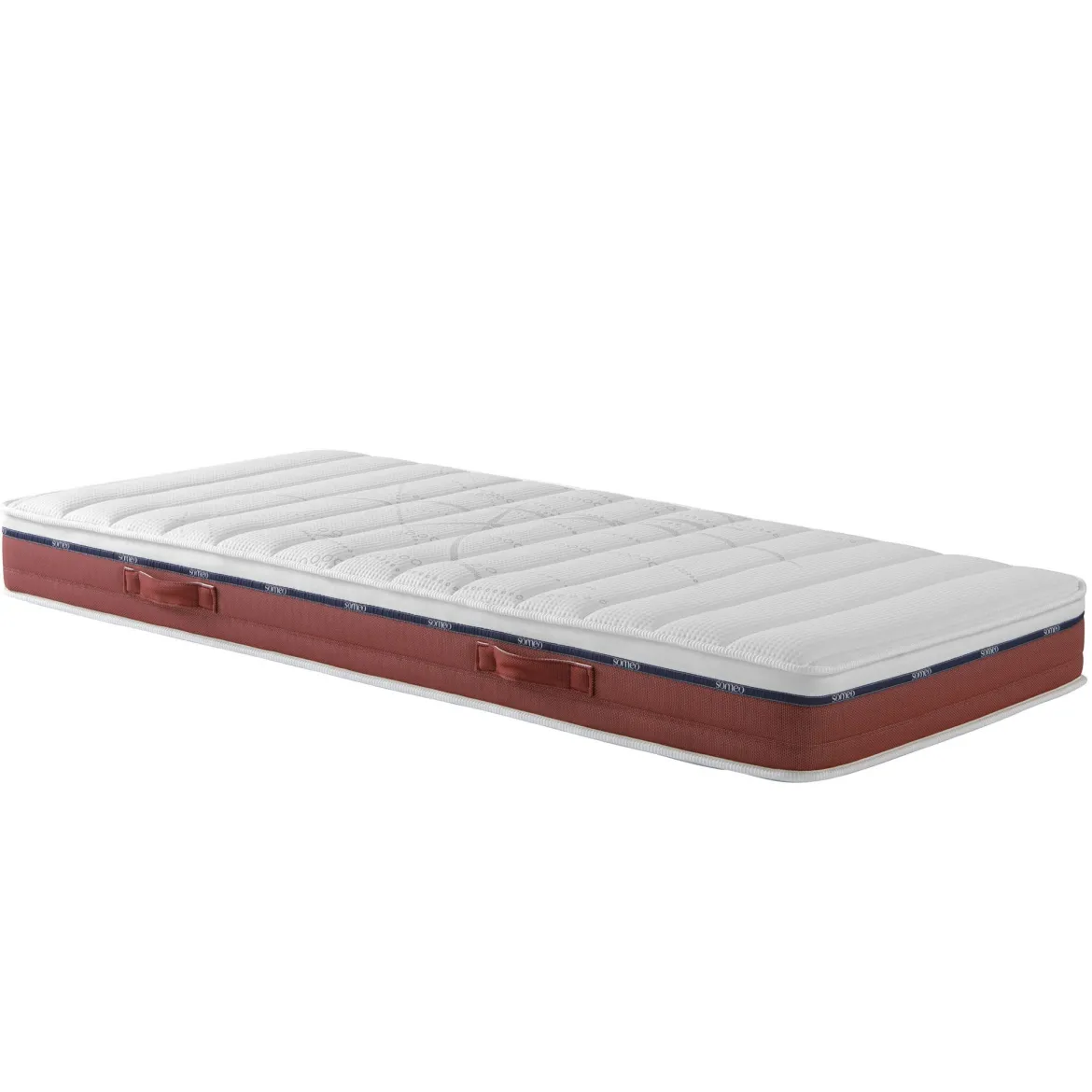 Ensemble matelas 100% latex, sommier et pieds Crépuscule 600 - SOMEO