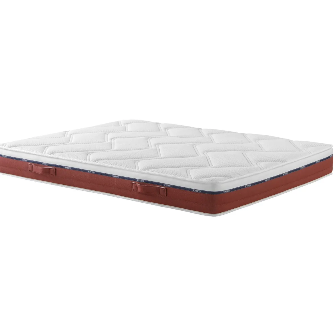 Ensemble matelas 100% latex, sommier et pieds Crépuscule 600 - SOMEO