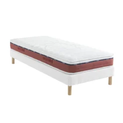 Ensemble matelas 100% latex, sommier Constellation et pieds Crépuscule 600 - SOMEO