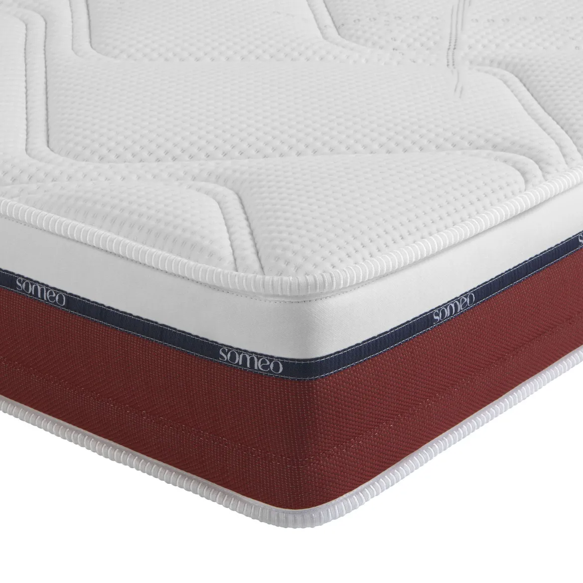 Ensemble matelas 100% latex, sommier Constellation et pieds Crépuscule 600 - SOMEO