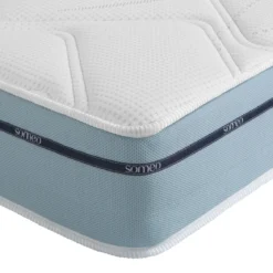 Ensemble matelas mémoire de forme, sommier Lune et pieds Songe 500 - SOMEO