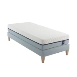 Ensemble matelas mémoire de forme, sommier et pieds Songe 600 - SOMEO