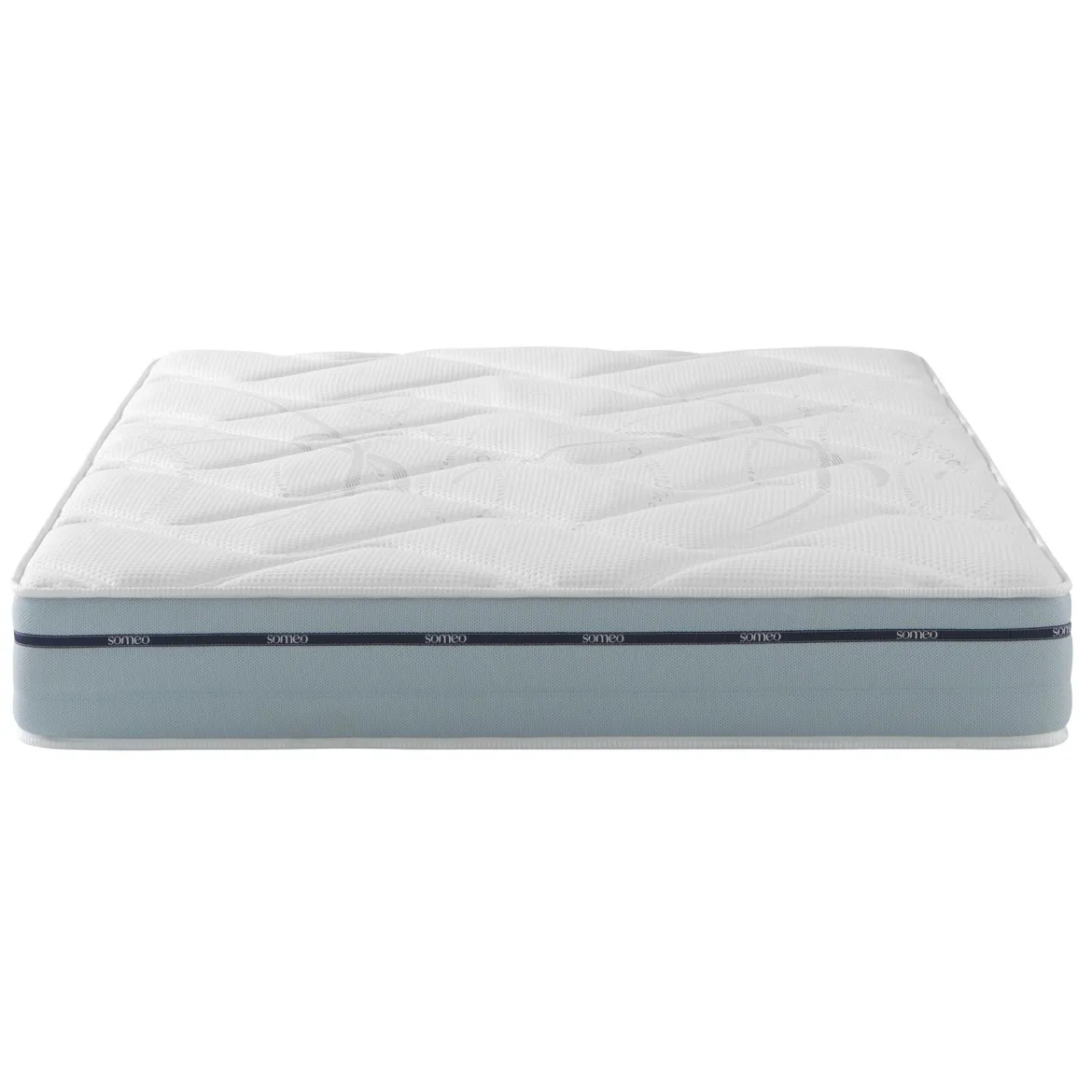 Ensemble matelas mémoire de forme, sommier et pieds Songe 500 - SOMEO