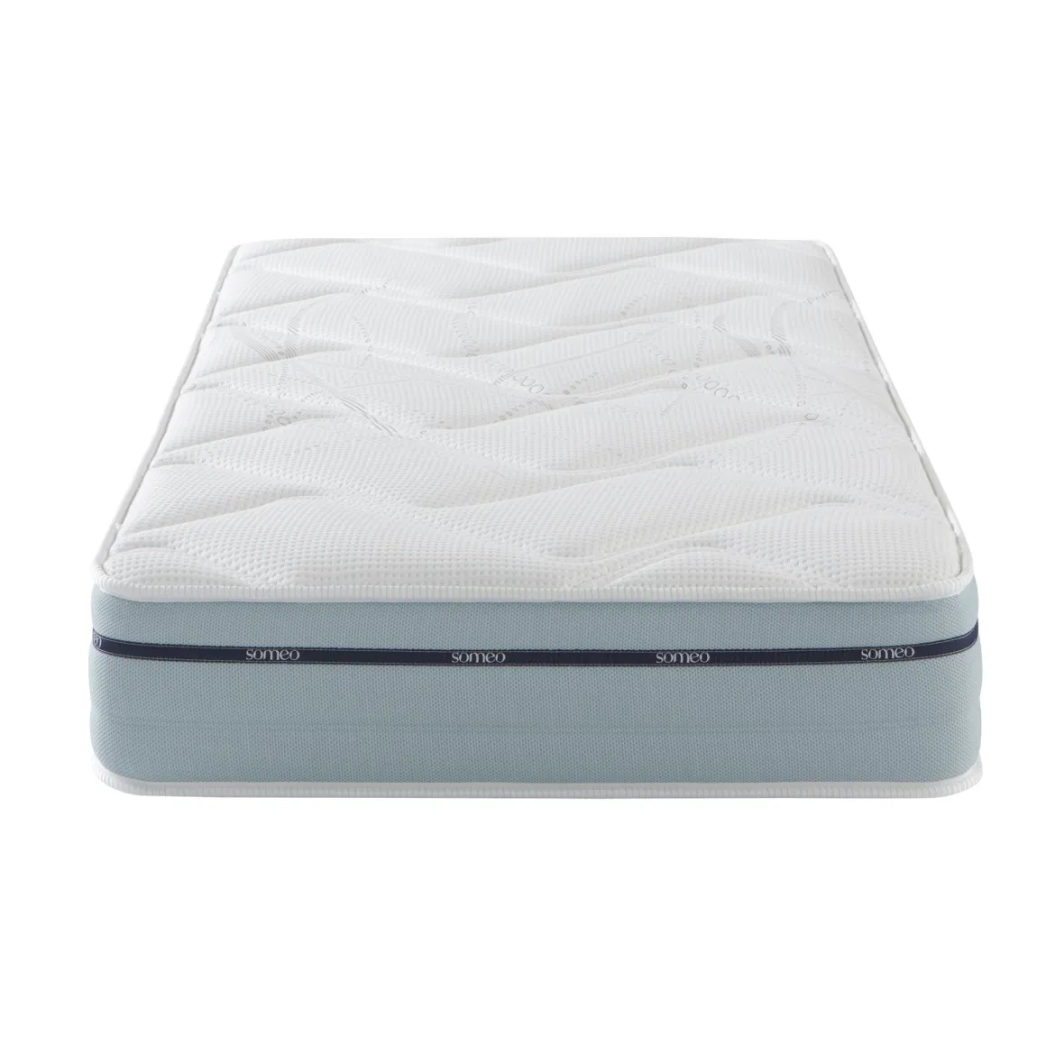 Ensemble matelas mémoire de forme, sommier et pieds Songe 500 - SOMEO