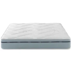 Ensemble matelas mémoire de forme, sommier, pieds, tête de lit, couette et oreiller Songe 500 - SOMEO