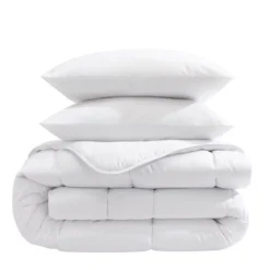 Ensemble matelas mousse, sommier, pieds, tête de lit, couette et oreiller Aurore 400 - SOMEO
