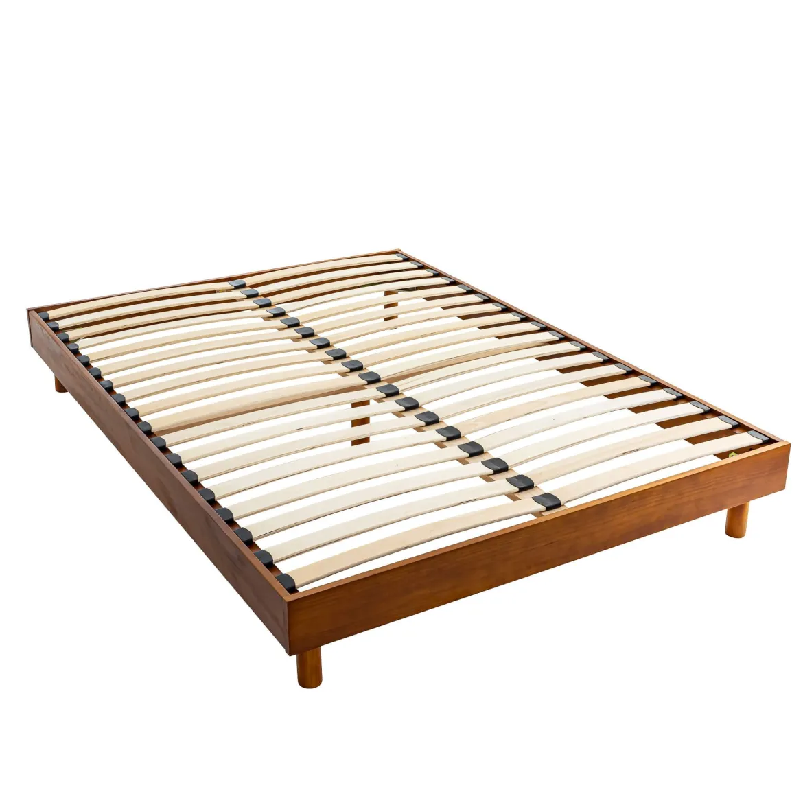 Ensemble matelas mousse + sommier bois massif