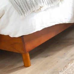 Ensemble matelas mousse + sommier bois massif