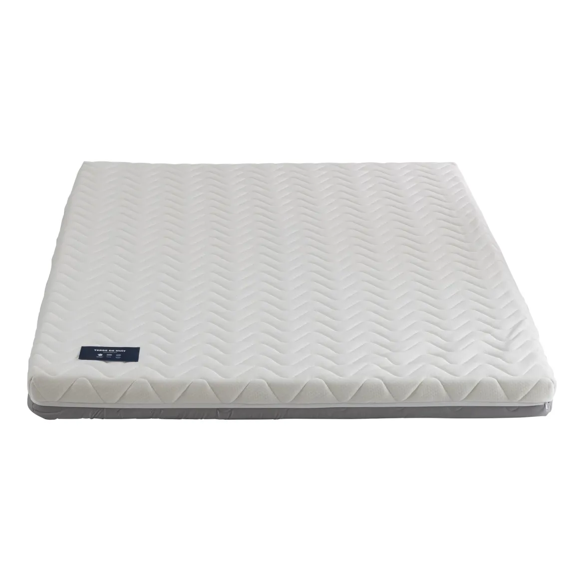 Ensemble matelas mousse + sommier bois massif