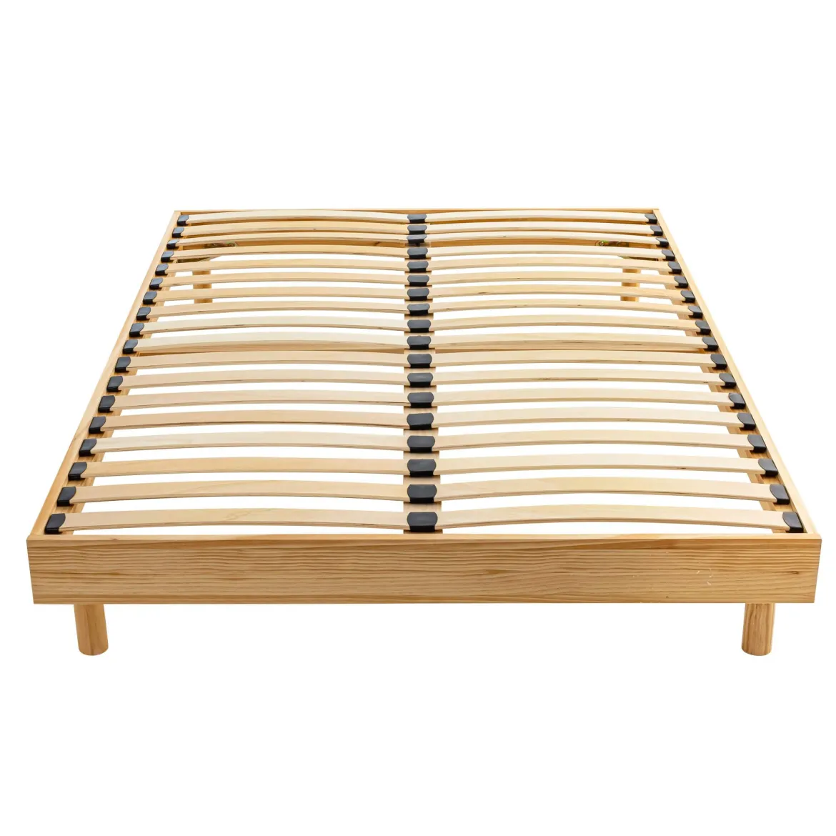 Ensemble matelas mousse + sommier bois massif