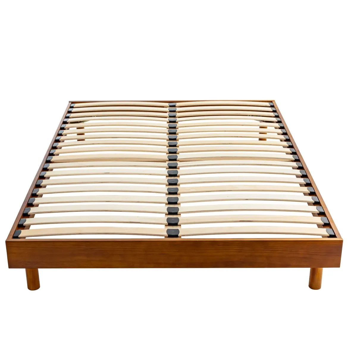 Ensemble matelas mousse + sommier bois massif