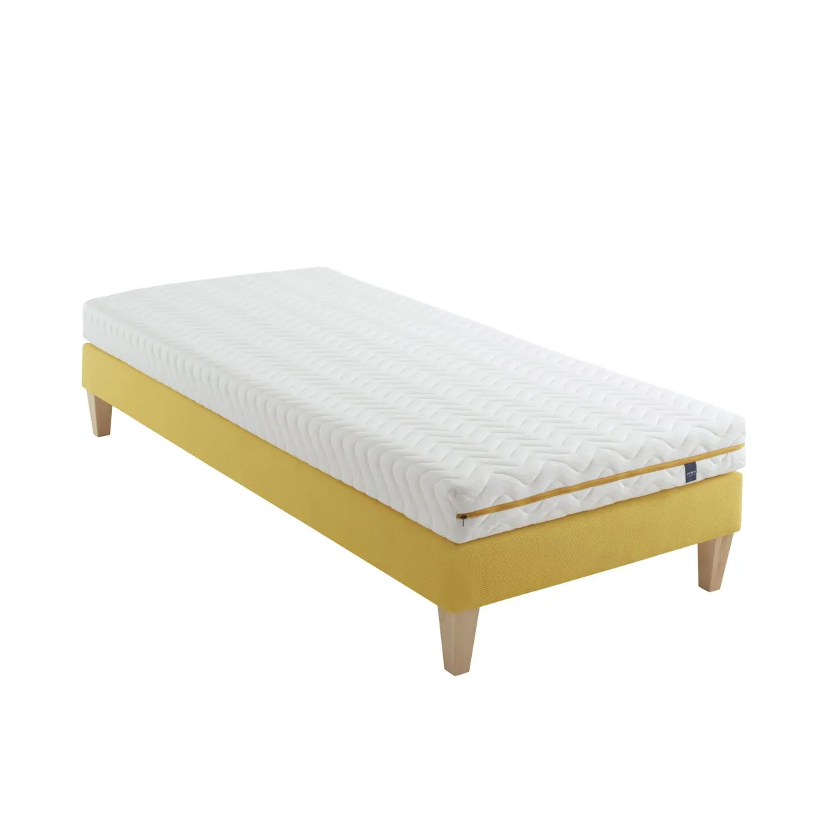 Ensemble matelas mousse, sommier et pieds Aurore 200 - SOMEO