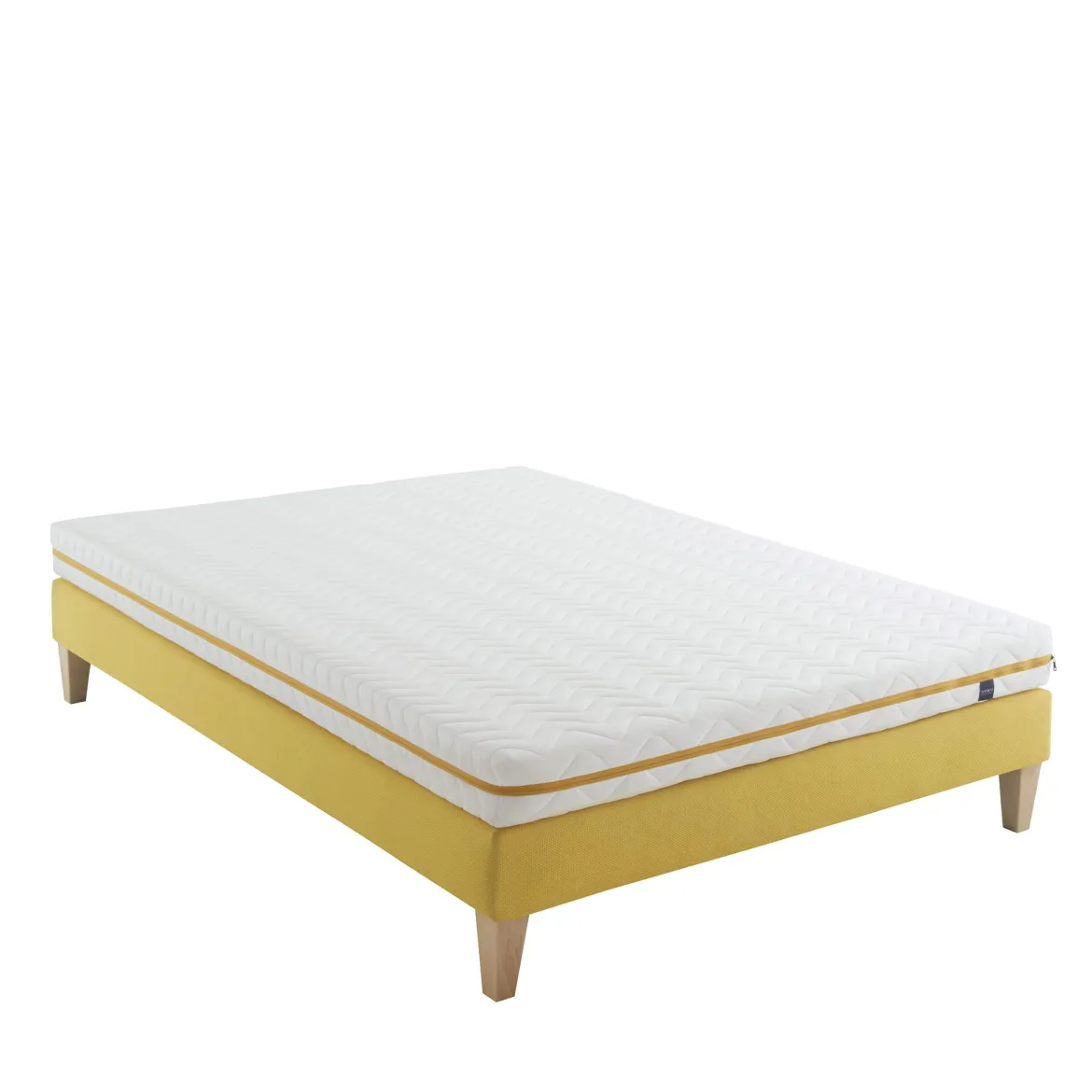 Ensemble matelas mousse, sommier et pieds Aurore 200 - SOMEO