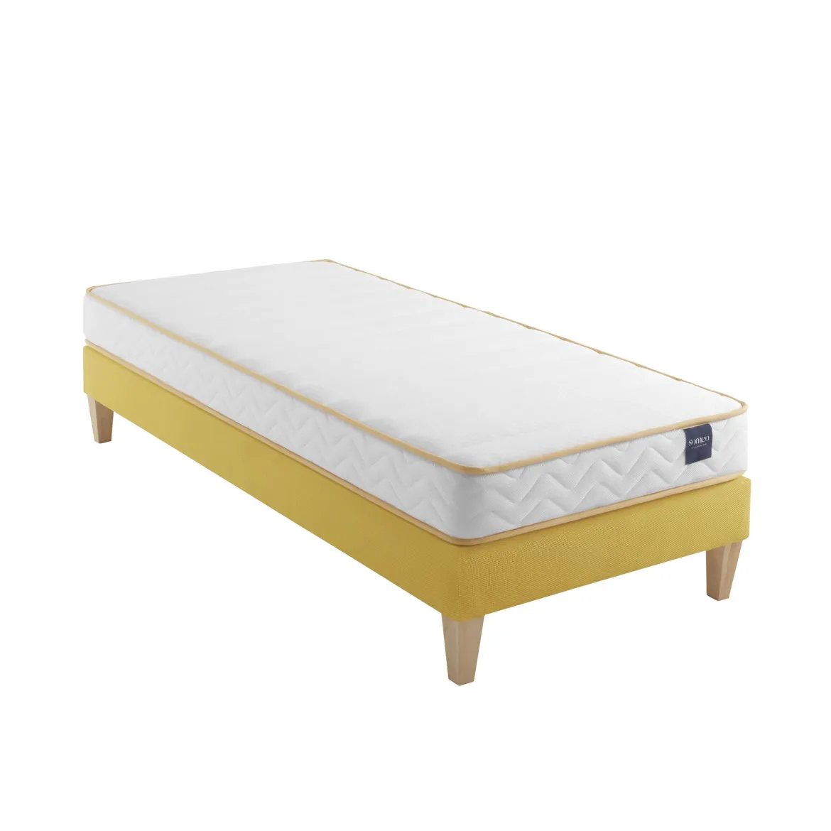 Ensemble matelas mousse, sommier et pieds Aurore 300 - SOMEO