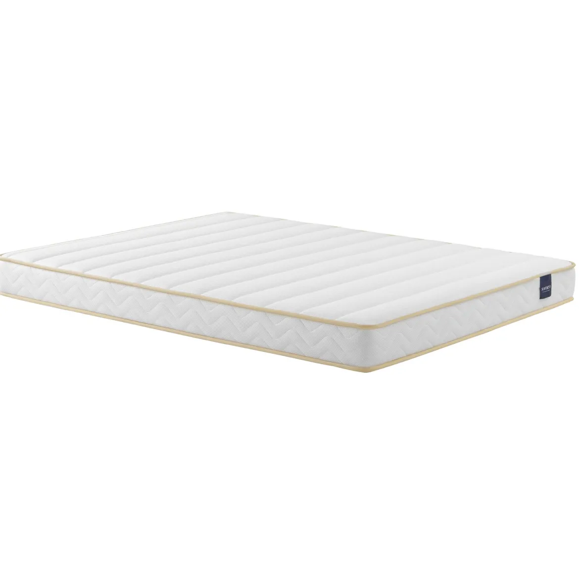 Ensemble matelas mousse, sommier, pieds et tête de lit Aurore 300 - SOMEO