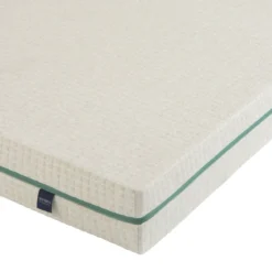 Ensemble matelas naturel latex naturel enfant, sommier, pieds, couette et oreiller Aube 200 - SOMEO