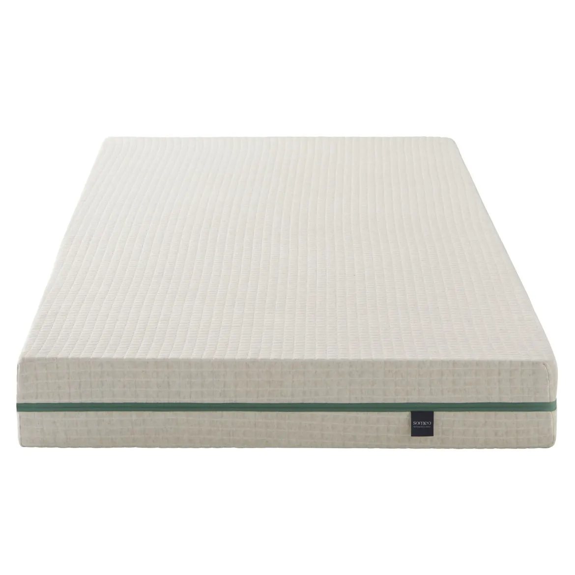 Ensemble matelas naturel latex naturel enfant, sommier et pieds Aube 200 - SOMEO