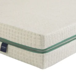 Ensemble matelas naturel latex naturel enfant, sommier et pieds Aube 200 - SOMEO